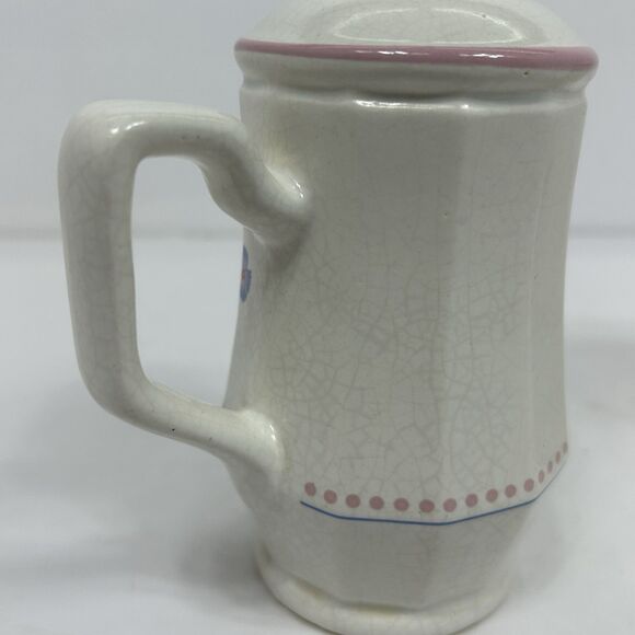 Sarma Studios Victorian Flowers 4.5" Oversized Salt & Pepper Shaker Set Handle - Picture 5 of 16